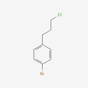 Chemical structure of 1-Bromo-4-(3-chloropropyl)benzene