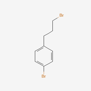 Chemical structure of 1-Bromo-4-(3-bromopropyl)benzene