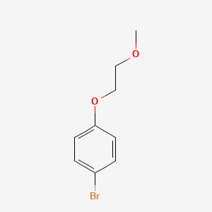 Chemical structure of 1-Bromo-4-(2-methoxyethoxy)benzene