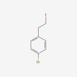Chemical structure of 1-Bromo-4-(2-iodoethyl)benzene