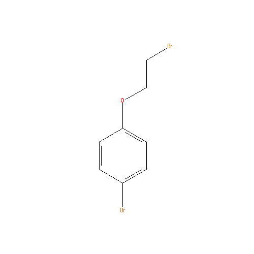 Chemical structure of 1-Bromo-4-(2-bromoethoxy)benzene