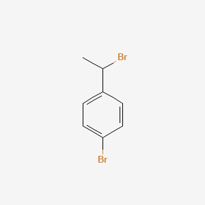 Chemical structure of 1-Bromo-4-(1-bromoethyl)benzene