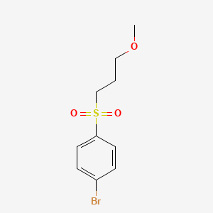 Chemical structure of 1-Bromo-4-(3-methoxypropylsulfonyl)benzene