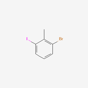 Chemical structure of 1-Bromo-3-iodo-2-methylbenzene