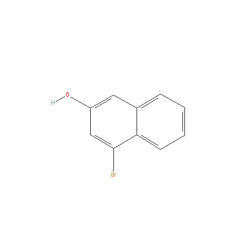 Chemical structure of 4-Bromo-2-naphthol