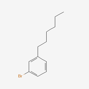 Chemical structure of 1-Bromo-3-hexylbenzene