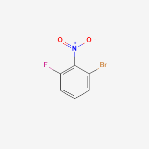 Chemical structure of 1-bromo-3-fluoro-2-nitrobenzene