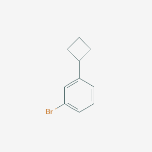 Chemical structure of 1-Bromo-3-cyclobutylbenzene