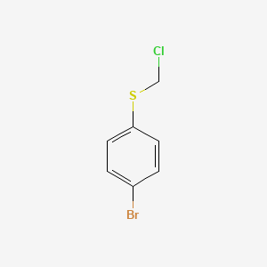 Chemical structure of 1-Bromo-3-chloro-4-(methylthio)benzene
