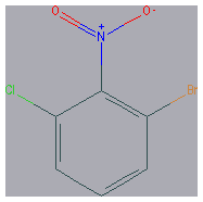 Chemical structure of 1-Bromo-3-chloro-2-nitrobenzene