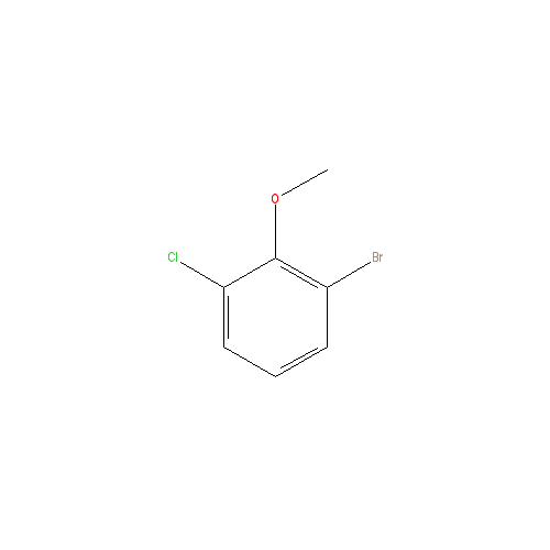 Chemical structure of 2-Bromo-6-chloroanisole