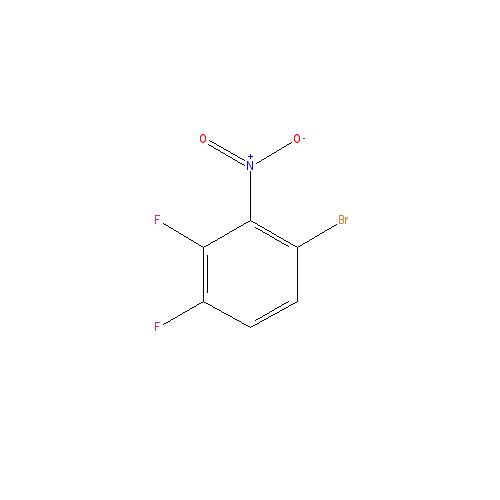 Chemical structure of 1-Bromo-3,4-difluoro-2-nitrobenzene