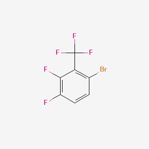 Chemical structure of 6-Bromo-2,3-difluorobenzotrifluoride