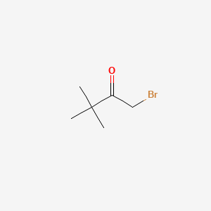 Chemical structure of Bromopinacolone