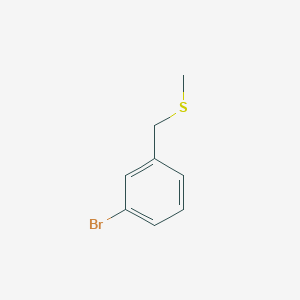 Chemical structure of 1-Bromo-3-(methylsulfanylmethyl)benzene