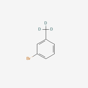 Chemical structure of 3-Bromotoluene (Methyl D3)