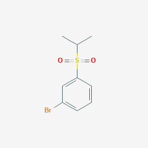 Chemical structure of 1-Bromo-3-(isopropylsulfonyl)benzene