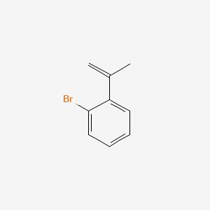 Chemical structure of 1-Bromo-2-isopropenyl-benzene