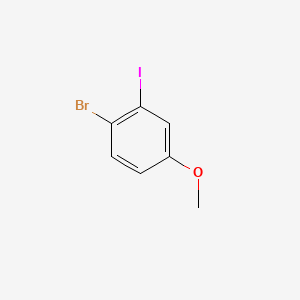 Chemical structure of 4-Bromo-3-iodoanisole