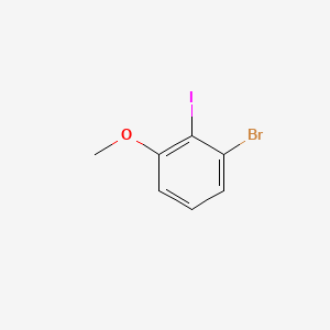 Chemical structure of 1-Bromo-2-iodo-3-methoxybenzene