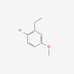 Chemical structure of 1-Bromo-2-ethyl-4-methoxybenzene