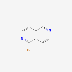 Chemical structure of 1-Bromo-2,6-naphthyridine