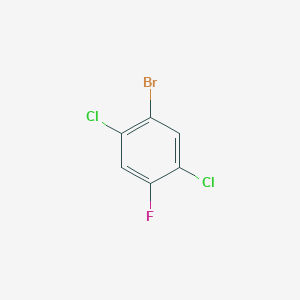 Chemical structure of 1-Bromo-2,5-dichloro-4-fluorobenzene