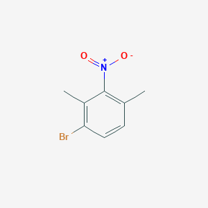 Chemical structure of 1-bromo-2,4-dimethyl-3-nitrobenzene