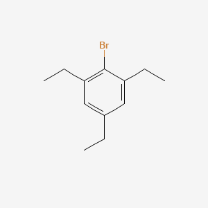 Chemical structure of 1-BROMO-2,4,6-TRIETHYLBENZENE