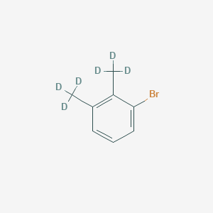 Chemical structure of 1-bromo-2,3-bis(methyl-d3)benzene