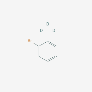 Chemical structure of 1-bromo-2-(methyl-d3)benzene