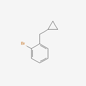 Chemical structure of 1-Bromo-2-(cyclopropylmethyl)benzene