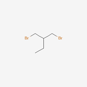 Chemical structure of 1-Bromo-2-(bromomethyl)butane