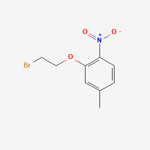 Chemical structure of 1-BroMo-2-(2'-nitro-5'-Methylphenoxy)ethane