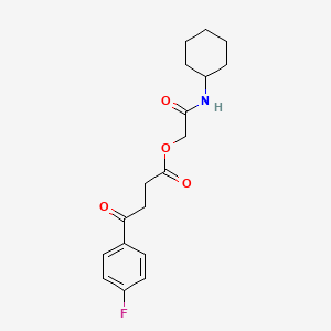 Chemical structure of 1'-BOC-6-FLUORO-4-OXOSPIRO[CHROMAN-2,4'-PIPERIDINE]