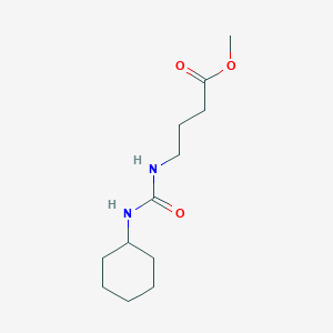 Chemical structure of 1-Boc-4-methylpiperidine-4-carboxamide