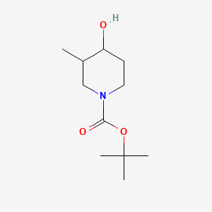 Chemical structure of 1-Boc4-hydroxy-3-methylpiperidine