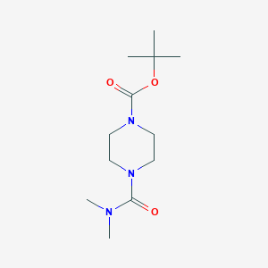 Chemical structure of 1-Boc-4-dimethylcarbamoylpiperazine