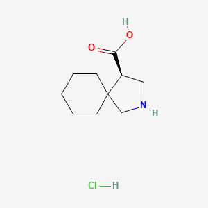 Chemical structure of 1-BOC-4-chloropiperidine