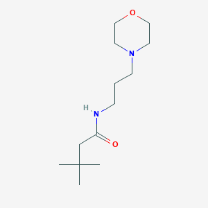 Chemical structure of 1-Boc-4-(isopropylamino)piperidine