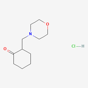 Chemical structure of 1-Boc-4-(chloromethyl)piperidine