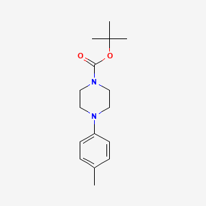 Chemical structure of 1-Boc-4-(4-methylphenyl)piperazine