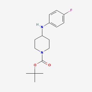 Chemical structure of 1-BOC-4-(4-FLUORO-PHENYLAMINO)-PIPERIDINE