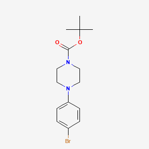 Chemical structure of 1-Boc-4-(4-Bromophenyl)piperazine