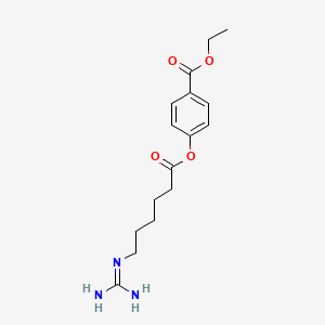 Chemical structure of 1-Boc-4-(3-Nitrobenzyl)piperazine