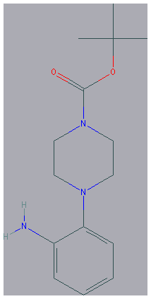 Chemical structure of 1-Boc-4-(2-Aminophenyl)piperazine
