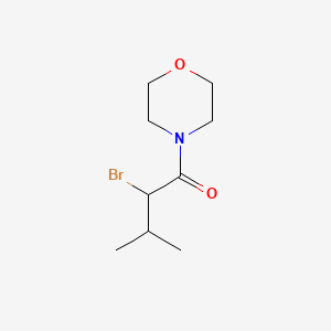 Chemical structure of 1-Boc-3-Bromomethylazetidine