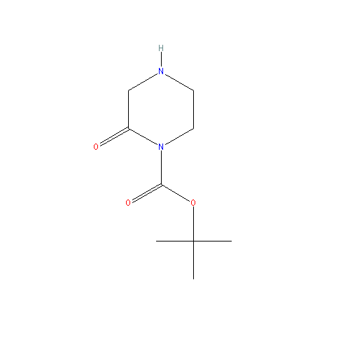 Chemical structure of 1-Boc-2-oxopiperazine