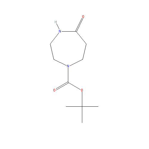 Chemical structure of 1-Boc-1,4-diazepan-5-one