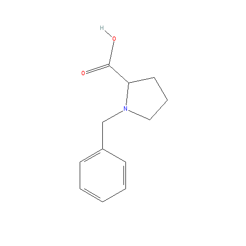 Chemical structure of N-Benzyl-DL-proline